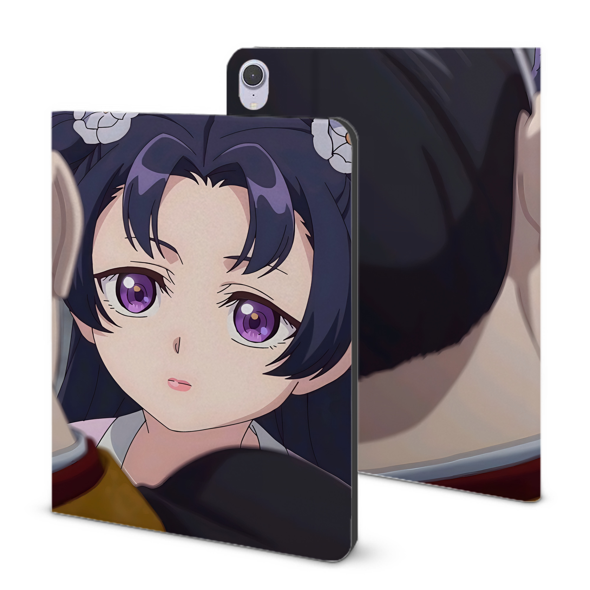 （画像用） 薬屋のひとりごと The Apothecary Diaries IPad ケース ブック型 PUレザー TPU 耐衝撃 軽量 薄型 ペン収納なし 全面保護 IPad 各モデル対応